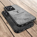 Quiberk for OPPO A79 5G / OnePlus Nord N30 SE Case Fabric Deer Cloth Vintage Shockproof Protective Phone Back Cover. 