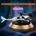 Car Aromatherapy Solid Balm Solar Energy Helicopter Ornaments Decoration Auto Perfume Air Outlet Fragrance. 