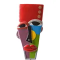 Modern Abstract Human Face Statue, Tabletop Decorative Art Furnishing Ornament Craft Interior Sculpture for Decorations Office Home , StyleE. 