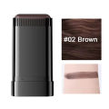 Hair Color Stick Hair Dye, Touch Up Comb 2-In-1, Safe And Convenient Comb Hair Dye, Waterproof and Sweat-Proof Portable Coloring Stick for Men and Women (Black & Dark Brown). 