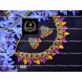 Exclusive choker set tarsel choker set earring set bridal choker necklace set jewellery set for wome. 