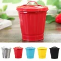 【hot】 1:12 Dollhouse Mini Trash Can Toy Garbage Truck Cans Curbside Vehicle Garbage Separation Bin Toys Storage Box Home Desk Dustbin. 