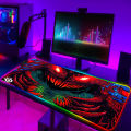 Rgb Mouse Pad Xxl Steelseries Laptop Mat Gaming Mousepad 900x400 Backlit Keyboard Gamer Girl Table Pads Deskpad Mausepad Cs Go. 