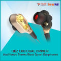 QKZ CK8 Dual Driver Audifonos Stereo Bass Sport Earphones. 