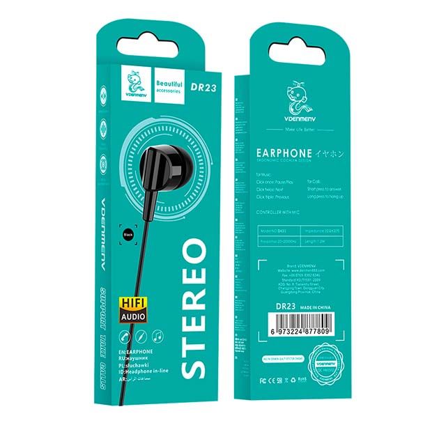 VDENMENV%20DR23%20HIFI%20Stereo%20Headphone%201.2Meter%20-%20Image%202