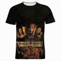 Disney Pirates Of The Caribbean T-Shirts 3D Print Streetwear Men Women Casual Fashion Oversized T Shirt Kids Tees Tops Clothing.