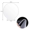 4Pcs Clear Acrylic Sheet for LED Light Base,Sign,DIY Display Projects. 