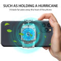 H15 Smart Phone Cooler Portable Phone Radiator Cooling Fan Radiator With Built-In Battery For Playing Games Watching Videos. 