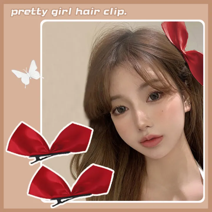 Ifme%20Blackpink%20Bow%20Knot%20Hair%20Clips%20Elegant%20Hairpin%20Side%20Clips%20Fashion%20Accessories%20-%20Image%202