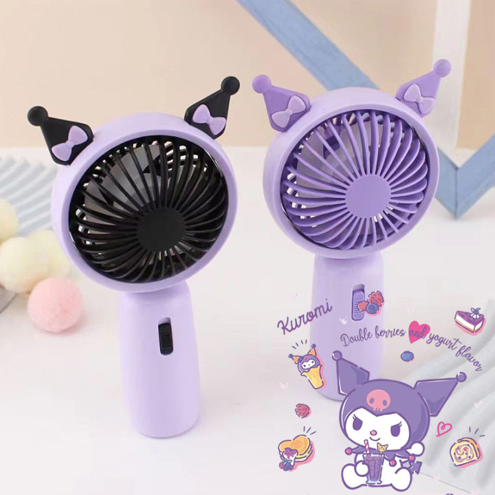 Kuromi%20Cartoon%20Sanrio%20Handheld%20Electric%20Fan%20Charging%20Stand%20Up%20with%20Light%20Anime%20Mini%20Two%20Speed%20Wind%20Summer%20Travel%20Girl%20Toys%20Gifts%20-%20Image%202