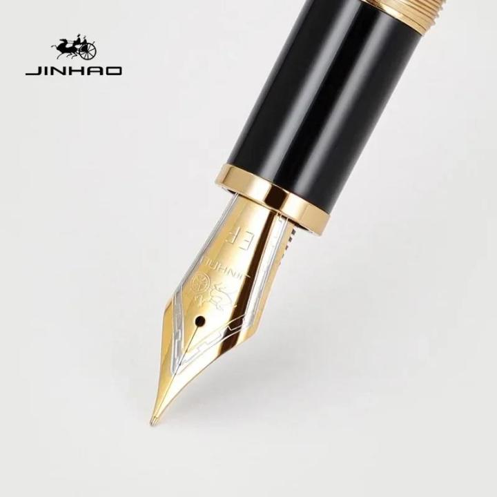 Jinhao%20X350%20Fountain%20Pen%20Black%20Gold%20Clip%20Luxury%20Executive%20Pen%20EF%20F%20M%20Bent%20Nib%20Writing%20ink%20Pen%20Office%20School%20Stationery%20Supplies%20Amour%20zii%20-%20Image%204