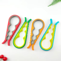 Jar Opener, 4 in 1 Multi Function Can Opener Bottle Opener Kit with Silicone Handle Easy to Use. 