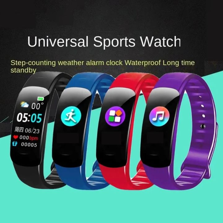 %E3%80%90Pre-order%E3%80%91%20Timack%C2%AE%20C1%20Plus%20Waterproof%20Sport%20Smart%20Band%20Fitness%20Pedometer%20Monitor%20Smart%20Bracelet%200.96"%20Color%20Screen%20Men%20Women%20Smartwatch%20Multifunctional%20Sports%20Bracelet%20For%20Android%20IOS%20Unisex%20-%20Image%205