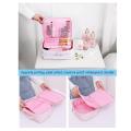 Portable Makeup Cosmetic Bag - Travel Makeup Storage Brush Bag Pouch. 