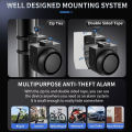 Wireless Remote Bike Alarm: 115Db Super Loud Bicycle Vibration Motion Sensor NOVO.