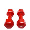 1kg vinyl Dumbbell- 1 pair Multicolor- Citizen Sports. 
