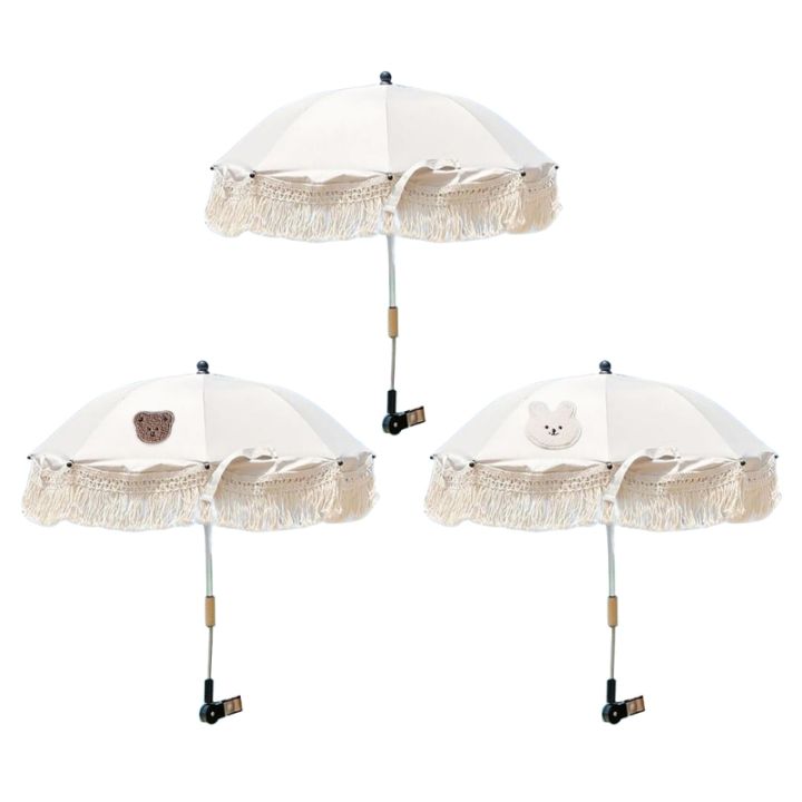 Bohemian UV Sun Folding Umbrella Pushchair Umbrella Parasols Outdoor Beaches 090C