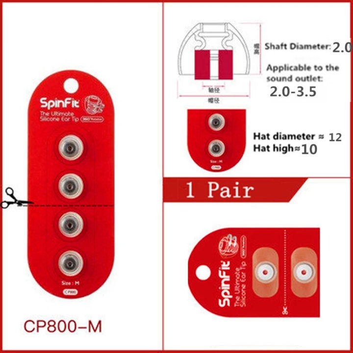 Spinfit%20Cp800%201%20Pair2%20Pcs%20In-Ear%20Earphones%20Eartip%20Patented%20Silicone%20Eartips%20For%20Dk3001%20T2%20Cp100%20Cp145%20Cp220%20Cp230%20Cp240%20-%20Image%206