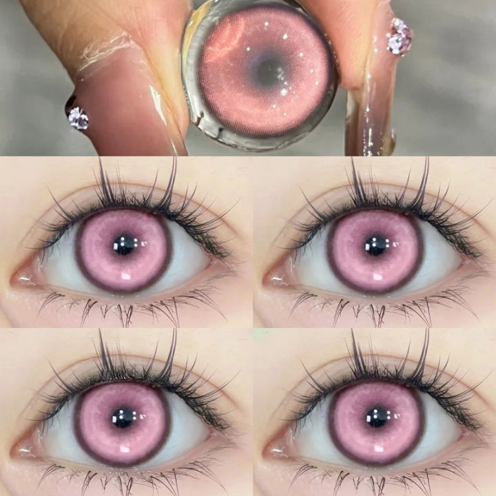 DUOXIU%202pcs%20New%20Colored%20Contact%20Lenses%20for%20Eye%20Anime%20Eye%20With%20Degree%20Yellow%20Contacts%20Lenses%20Halloween%20Pupils%20Makeup%20Contact%20Lens%20-%20Image%202