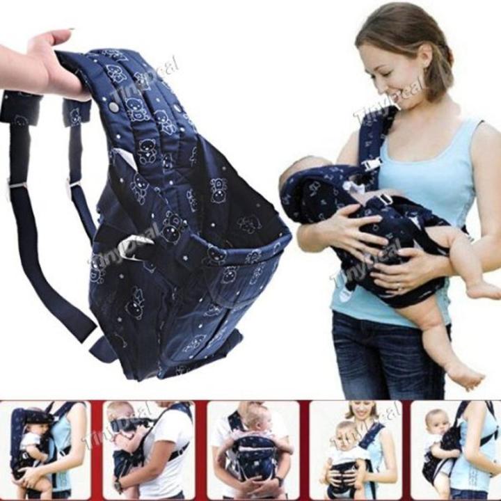 6 in 1 Safe Baby Carrier Bag - Navy Blue
