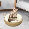 Cat Bed Basket Kennel Round Cat Scratch Mat for Small Dogs Large Cats Kitten 45cmx15cm. 