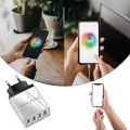 100W USB Charger Phone Charger QC 3.0 4Ports Fast Charging Adapter For I-Phone 13 12 11 Samsungs HuaweiP30 P50 Usb Chargeur.