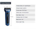 Kemei KM - 6330/6558 Reciprocating 3 in 1 Multi Useable Electric Shaver - Black EU Plug. 