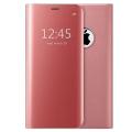 Clear View Mirror Leather Stand Flip Cover For iphone 7. 