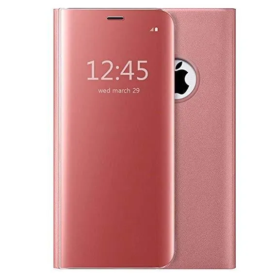 Clear%20View%20Mirror%20Leather%20Stand%20Flip%20Cover%20For%20iphone%207%20-%20Image%202