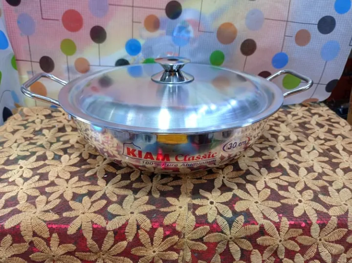 Kiam%2030cm%20Korai%20Pure%20Aluminium%20Cookware%20With%20Aluminium%20Lid%20-%20Image%202
