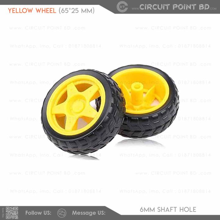 4%20Pcs%20-%20Robotic%20Yellow%20Wheel%2065x25mm%20for%20DC%203V-6V%20Motors%20%E2%80%93%20Smart%20RC%20Car%20Wheel%20with%20Durable%20Rubber%20Tire,%20Yellow%20Plastic,%20for%20Arduino%20DIY%20Projects%20-%20Image%202