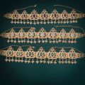New Arabic Bridal Hair Jewelry Metal Tassels Hair Chain for Women Algerian Tradition Wedding Hair Accessories Bridesmaid Gift.