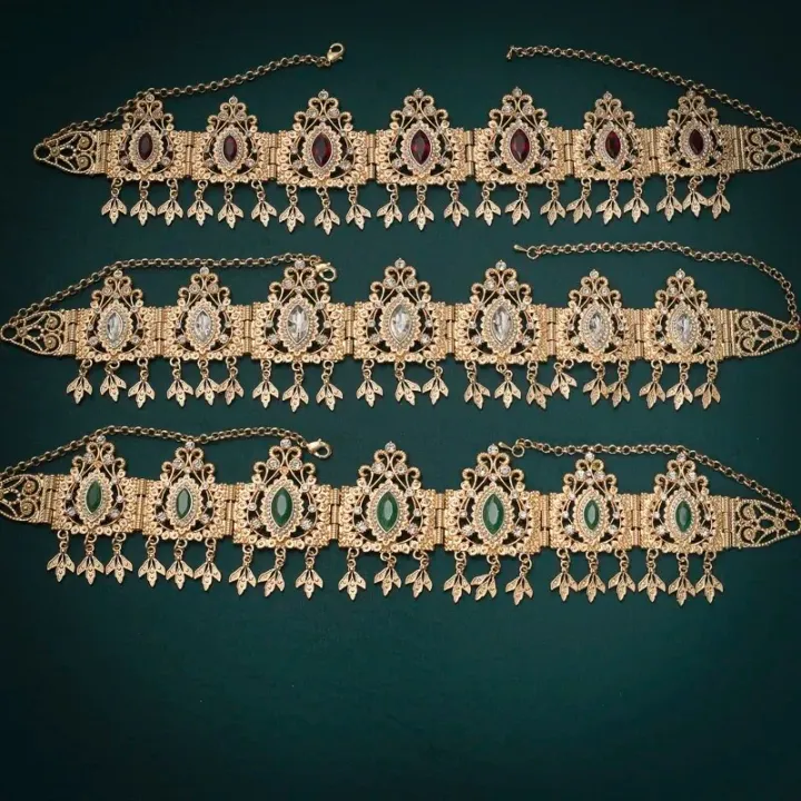 New%20Arabic%20Bridal%20Hair%20Jewelry%20Metal%20Tassels%20Hair%20Chain%20for%20Women%20Algerian%20Tradition%20Wedding%20Hair%20Accessories%20Bridesmaid%20Gift%20-%20Image%206