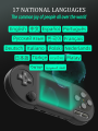 DATA FROG SF 2000 Handheld Game Console Built-in 6000 Games Classic Mini Retro Portable Video Game Players Support AV Output.