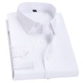 White Shirt Men's Long-sleeved Trend Business Slim Handsome Office Shirts Professional Formal Solid Plus Size Casual Shirt Tops.