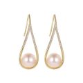Fashion Lovely Geometric Senior Dangle Earrings Contracted Temperament Crystal Sweet Women Earrings Jewelry. 