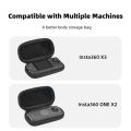 Carrying Case Portable Bag Lens Protective Cover Dual Zippers Protector Travel Case Action Camera Accessories Compatible For Insta 360 ONE X3/2. 