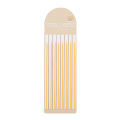 【Fashion】Long Page Tag Sticky Index Morandi Stripe Memo Transparent Long Flag.