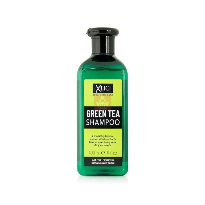 International UK product Hair care XHC Green Tea shampoo used for male/ female - 400 ml