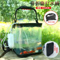 Transparent thick bottom folding EVA water bucket, fishing box, car washing bucket. 