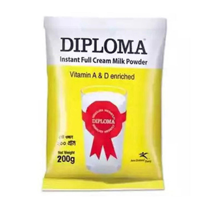 Diploma Instant Full Cream Milk Powder 200gm Bd 1923