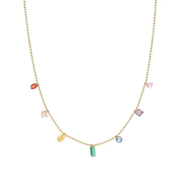 Symphony%20girl%20heart%20blue%20diamond%20rainbow%20water%20drop%20zircon%20seven-color%20necklace%20ins%20fashion%20titanium%20steel%20gold-plated%20clavicle%20chain%20-%20Image%205