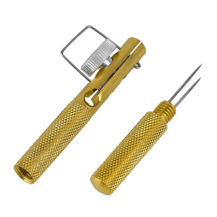 Fishing Line Knot-tying Tool Tied Hook Manual Dual Needle Wire Fishing Tools Creek