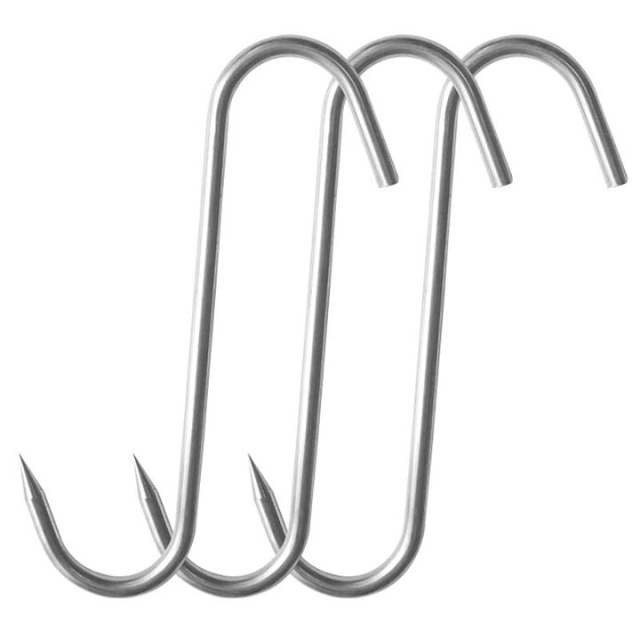10Pcs%20Stainless%20Steel%20S%20Hooks%20with%20Sharp%20Tip%20Butcher%20Meat%20Hook%20Tool%20for%20Hot%20and%20Cold%20Smoking%20Sausage%20Grill%20Duck%20Hanging%20Hooks%20-%20Image%203