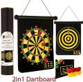 Magnetic Dartboard - Black. 