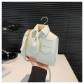 Spring trend, new design, PU material fabric crossbody bag, new women's bag, trendy and versatile, simple shoulder bag. 