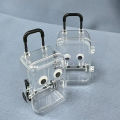 Storage Box Mini Cute Clear Luggage Suitcase Gift Desk Organiser Decoration. 
