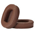 2pair Ear Cushions Memory Foam Earpads Cover Ear Pads for ATH M50X Fits Audio Technica M40X M30X M20 Brown & Black.