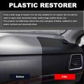RAYHONG Car Plastic Parts Agent Dash Board Auto Interior Clean Restore Wax Coating Paste Car Maintenance Plastic Exterior Recovery Restorer Trim Long-lasting Cleaner Agent Refresh Restoration Hydrophobic Coating Car. 