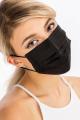 Surgical Disposable Black face mask non woven 3 ply. 